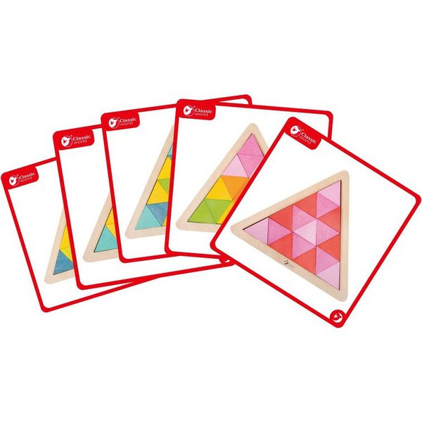 Układanka trójkąty Mozaika Klocki Classic World