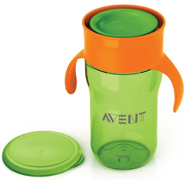 Kubek 360° 12m+/ 18m+ 340ml Avent - zielony