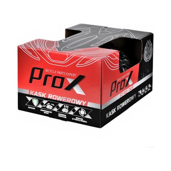 Kask rowerowy dziecięcy Spidy Prox - czerwony