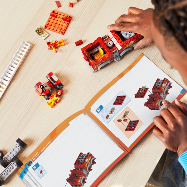 Wóz strażacki Monster Trucks 5-alarm Hot Wheels