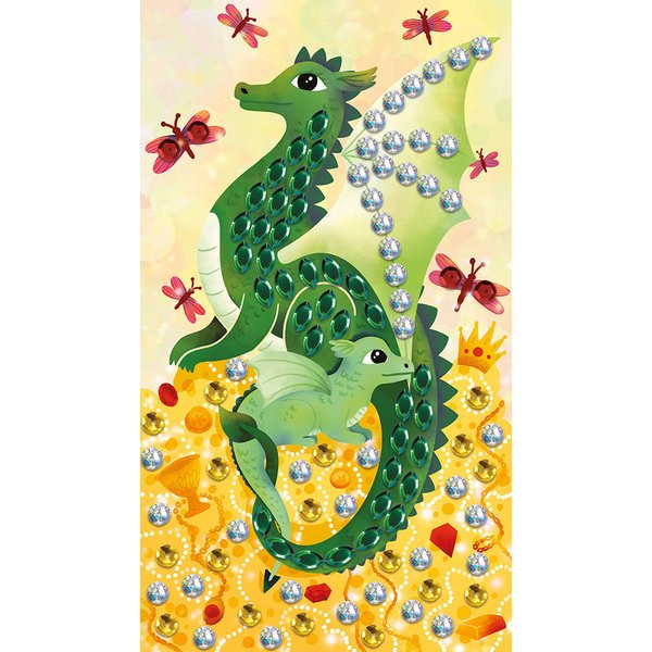 Zestaw kreatywny Cekiny Smoki Janod