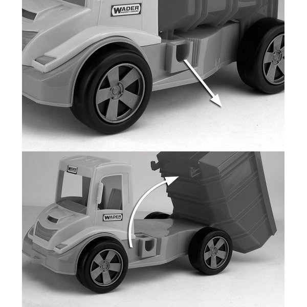 Multi truck wywrotka z klockami Wader