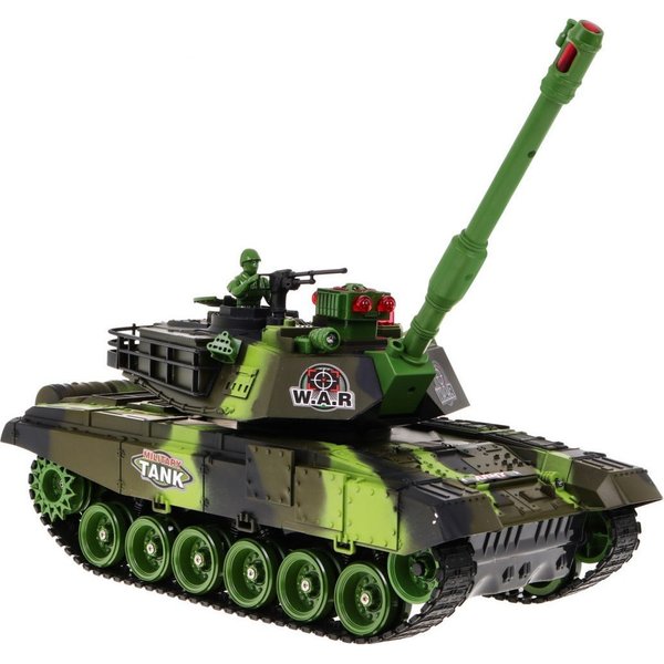 Czołg zdalnie sterowany R/C - zielony