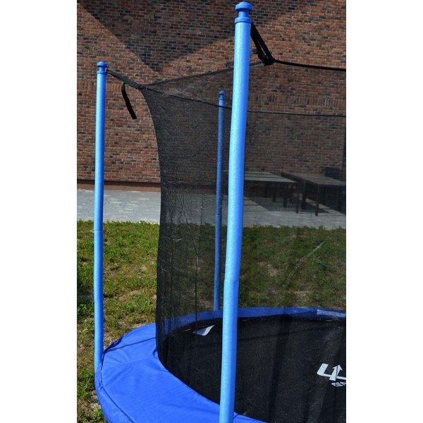 Trampolina ogrodowa z siatką wewnętrzną 244cm Enero - niebieska