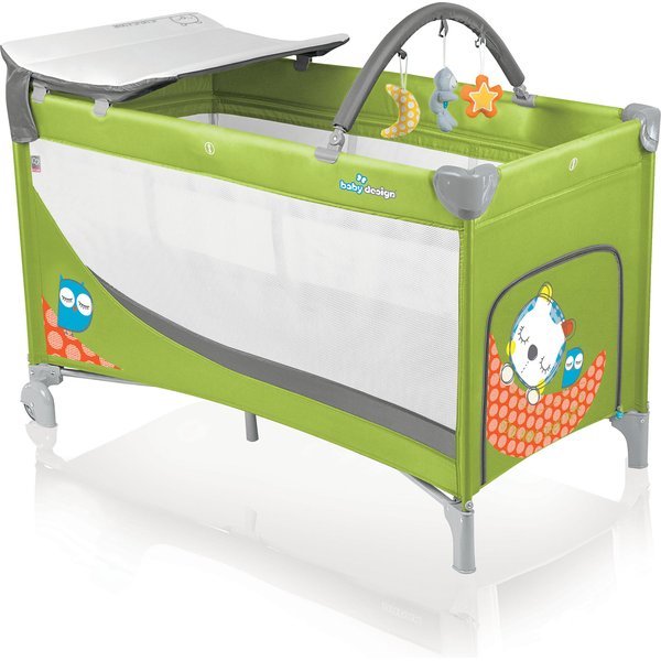 Łóżeczko turystyczne Dream Baby Design - zielone 2014