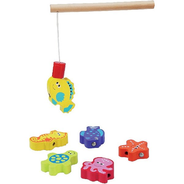 Drewniane Autko labirynt sorter 5w1 Smily Play