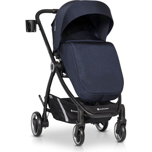 Wózek wielofunkcyjny 2w1 Crox + torba do wózka Euro-Cart - Cosmic Blue