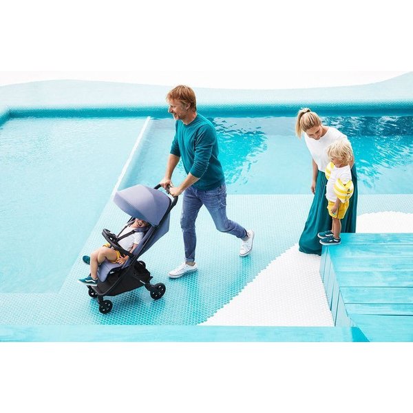 Wózek spacerowy Jackey z torbą transportową Easywalker - Shadow Black