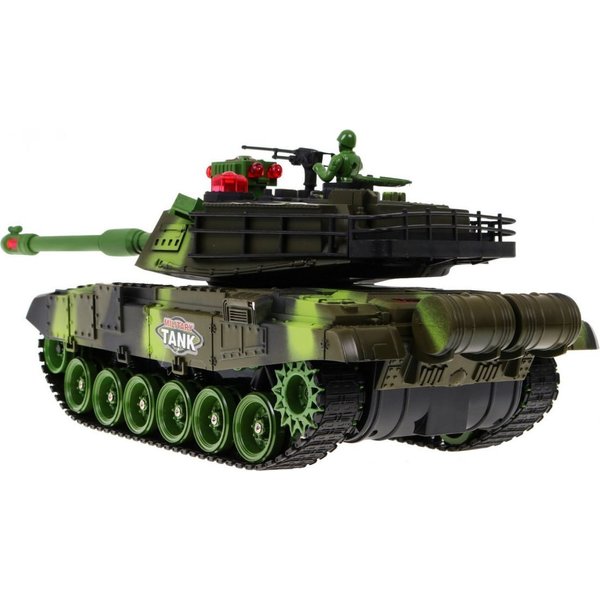 Czołg zdalnie sterowany R/C - zielony