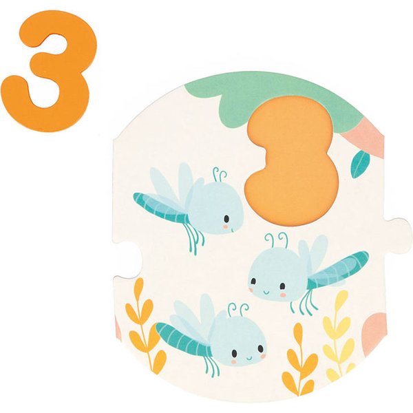 Puzzle Uczę się liczyć Pure 2+ Janod