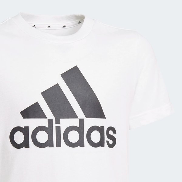 Koszulka chłopięca Essentials Big Logo Tee Adidas - biały