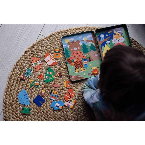 Magnetyczne postacie Mudpuppy - Wesoły biwak