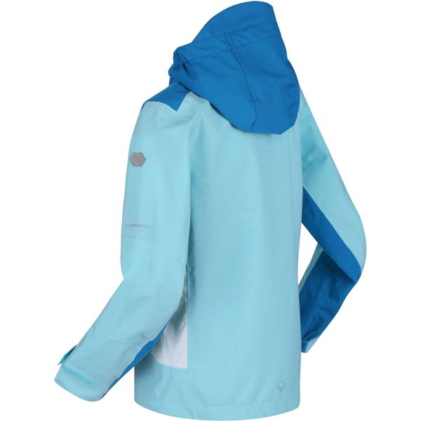 Kurtka przeciwdeszczowa Highton II Junior Regatta - cool aqua/blue aster