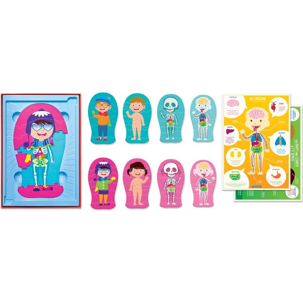 Ciało ludzkie - wersja dla najmłodszych Clementoni - j. polski