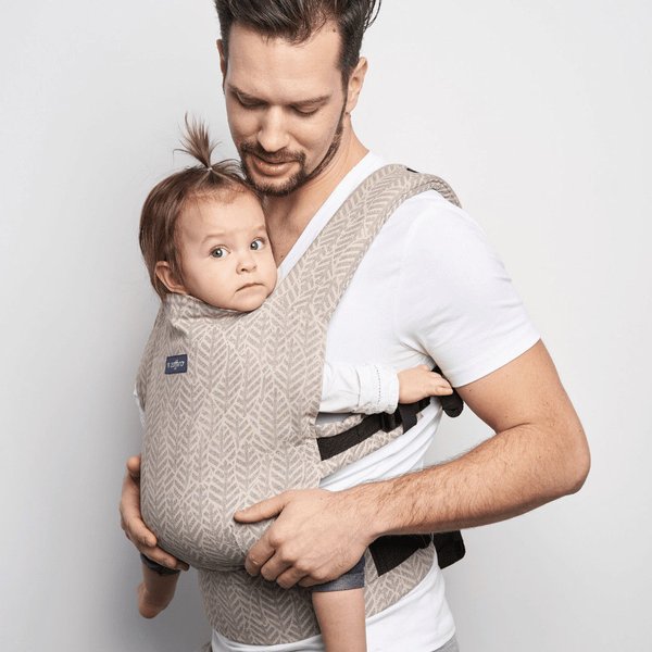 Nosidełko ergonomiczne City Zaffiro - Beige Leaves