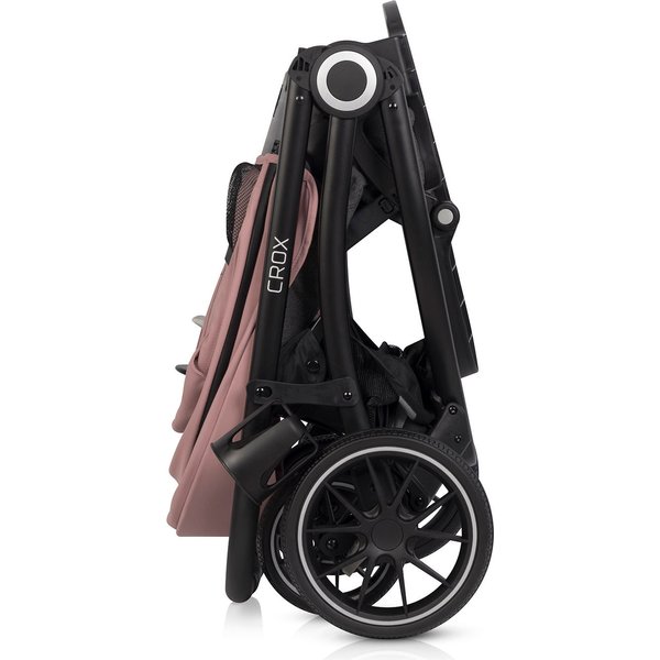 Wózek głeboko-spacerowy + torba 2w1 Euro-Cart - różowy