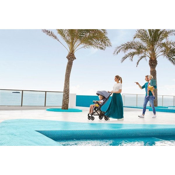 Wózek spacerowy Jackey z torbą transportową Easywalker - Shadow Black