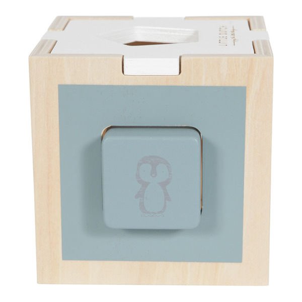 Sorter kształtów Zoo Little Dutch - błękitny