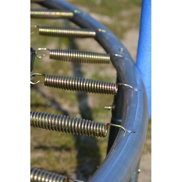 Trampolina ogrodowa z siatką wewnętrzną 244cm Enero - niebieska