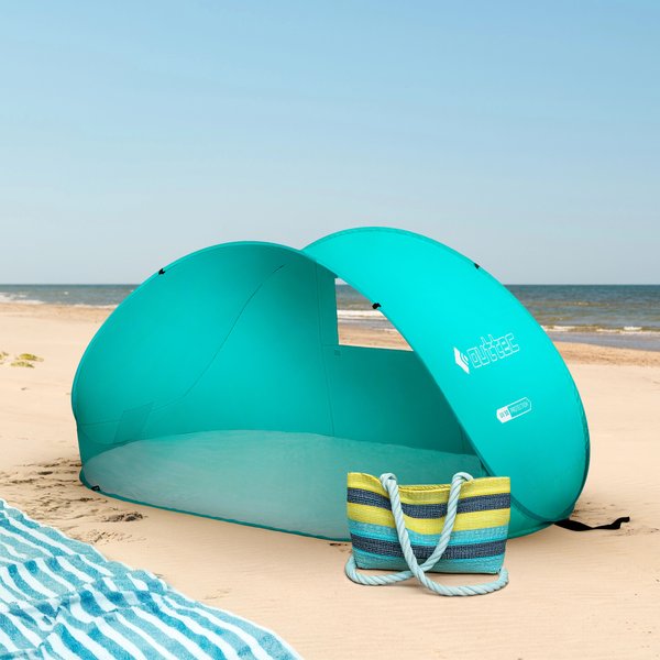Namiot plażowy samorozkładający, parawan ogrodowy UV50 XXL Outtec - XXL