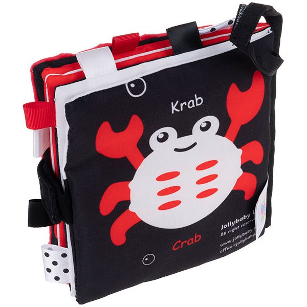 Sensoryczna kontrastowa książeczka Jollybaby - Ocean