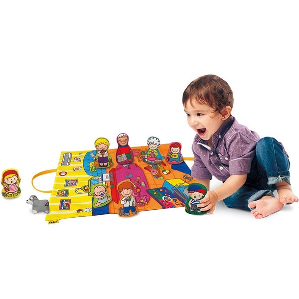 Mata podróżna z zabawkami Rodzina K's Kids