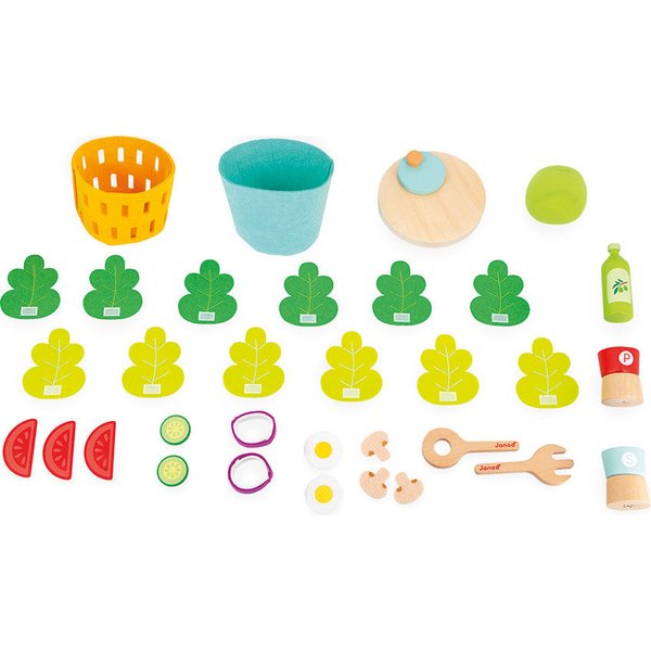 Filcowy zestaw do przyrządzania sałatki Janod