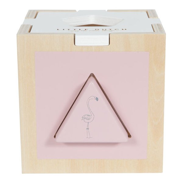 Sorter kształtów Zoo Little Dutch - różowy