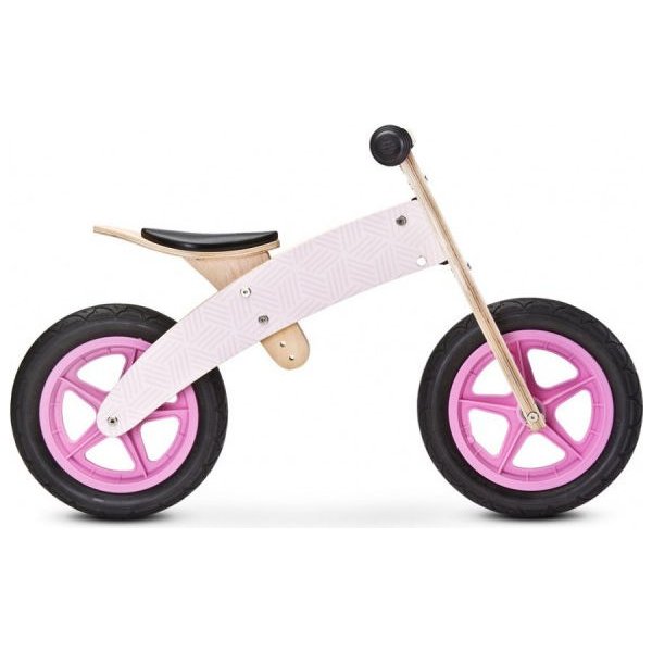 Rowerek biegowy Woody Caretero - różowy