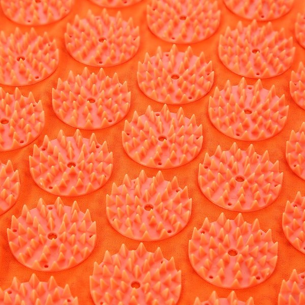 Zestaw do akupresury: mata + poduszka AKM03 HMS Premium - orange