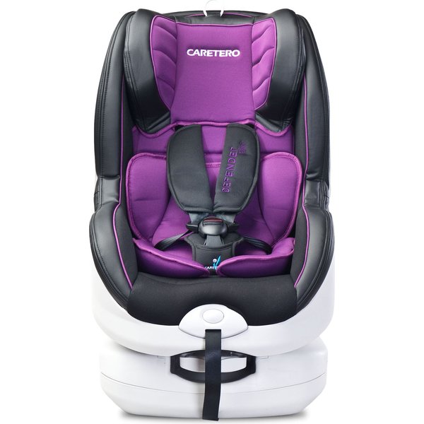 Fotelik samochodowy Defender Plus IsoFix 0-18 kg Caretero - fioletowy