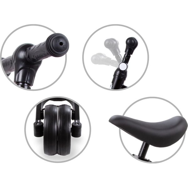 Rowerek 3w1 Pico Kidwell - Black