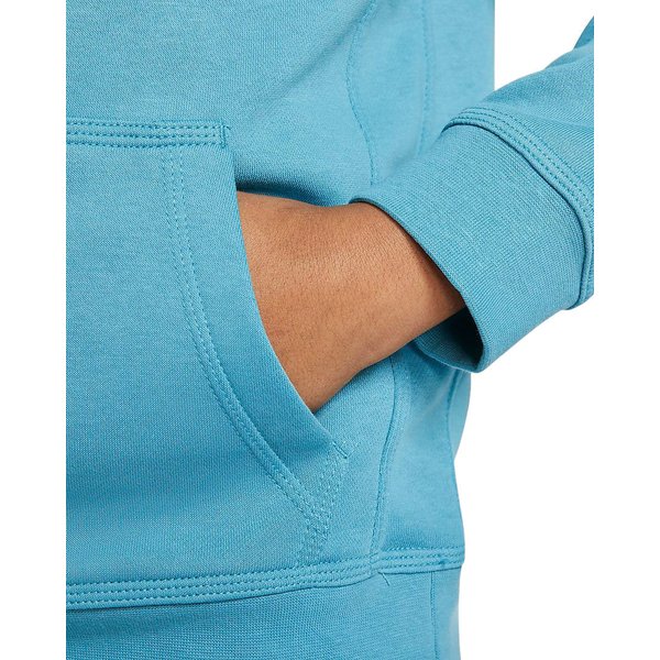Bluza chłopięca z kapturem Sportswear Club Fleece Nike - błękitna