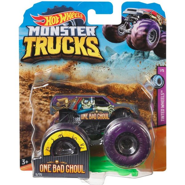 Autko Monster Trucks Hot Wheels - one bad ghoul