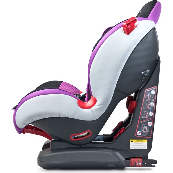 Fotelik samochodowy Sport TurboFIX 9-25kg Caretero - fioletowy
