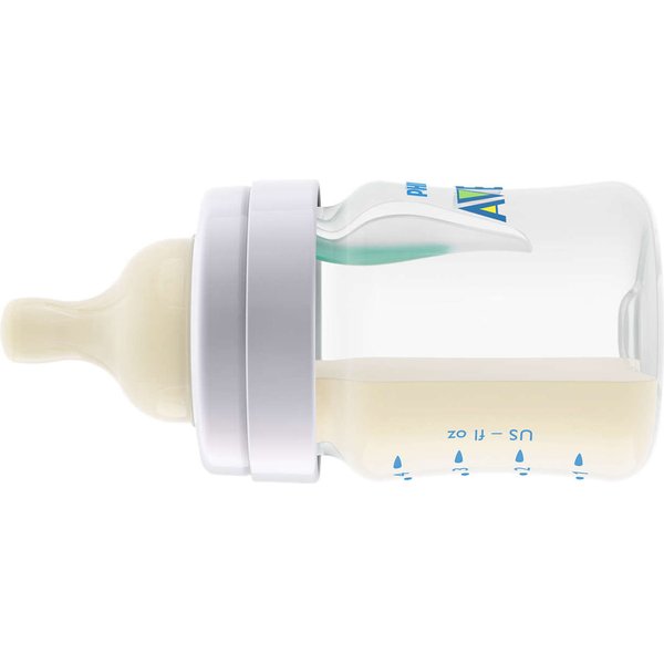 Butelka antykolkowa z nakładką Anti-colic 125 ml Avent Wyprzedaż