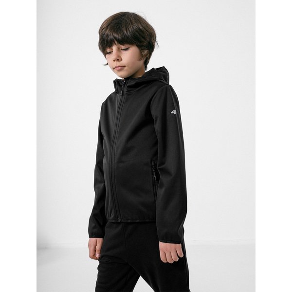 Softshell chłopięcy HJZ22 JSFM001 4F - czarny