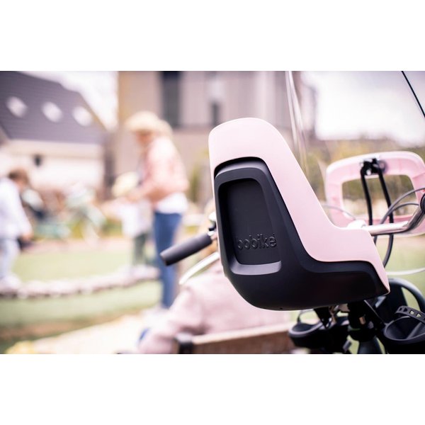 Fotelik rowerowy Go do ramy + kask Bobike - Marshmallow Mint