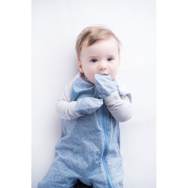 Pajacyk Raglan Organic XS Juddlies - blue