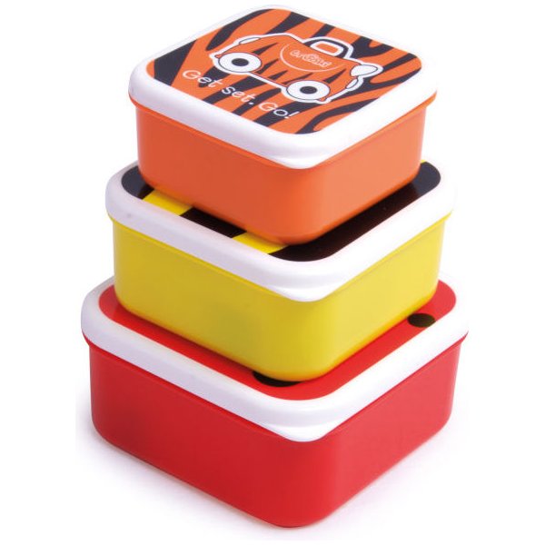 Pojemniki śniadaniowe 3 szt. Trunki - Zwierzęta