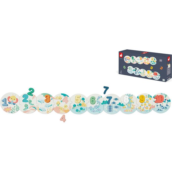 Puzzle Uczę się liczyć Pure 2+ Janod