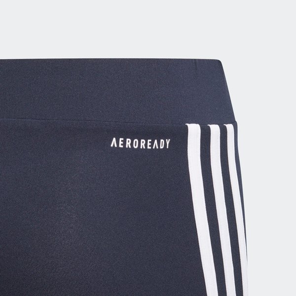 Legginsy dziewczęce Designed 2 Move 3-Stripes Tights Adidas - granatowy