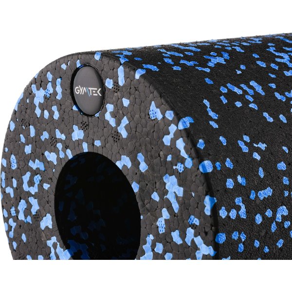 Wałek, roller do masażu EPP Gymtek - czarno-niebieski