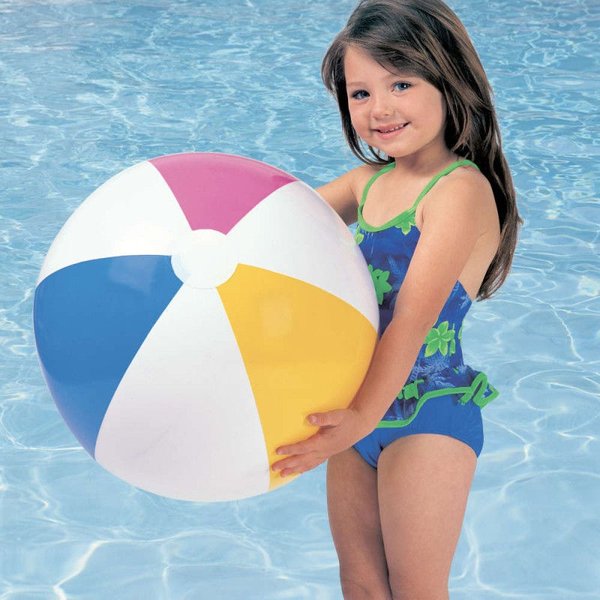 Piłka dmuchana plażowa Tęcza 61cm Intex