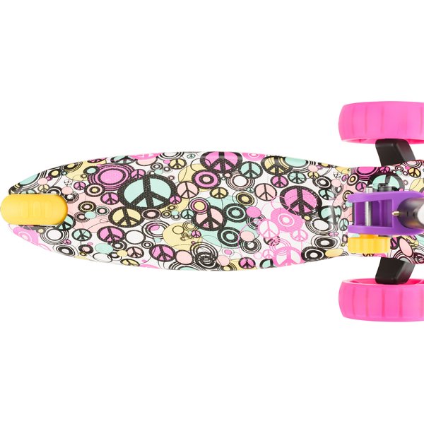 Hulajnoga trójkołowa składana, jeździk 2w1 LED Stars WYPRZEDAŻ - 3