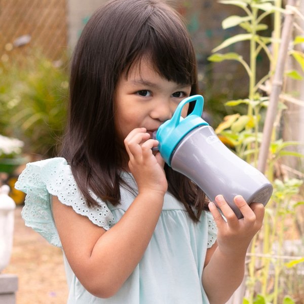 Bidon z miękkim ustnikiem 350ml Chicco - AZZURRO