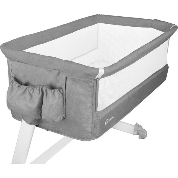 Łóżeczko dostawne Theo Lionelo - concrete