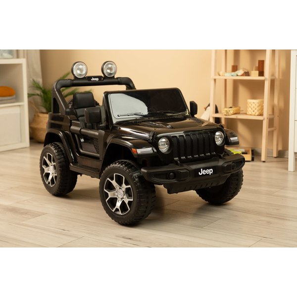 Terenowy pojazd na akumulator Jeep Rubicon Toyz by Caretero - black
