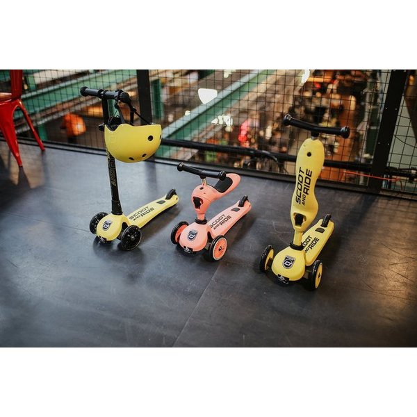 Jeździk i hulajnoga Highwaykick 2w1 Scootandride - Peach