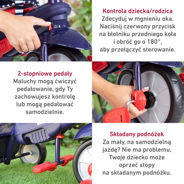 Pojazd, rowerek 4w1 Smart Trike